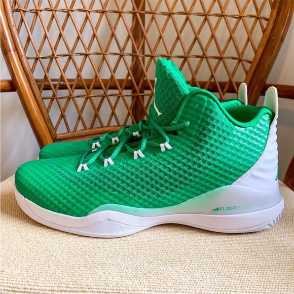(Sample) Air Jordan Super Fly 3 PO (Sample) Celtic Green Shoes 15 - Picture 8 of 8